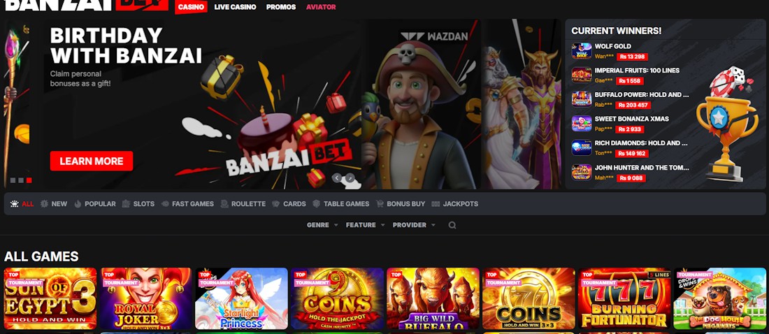 overview of the online casino